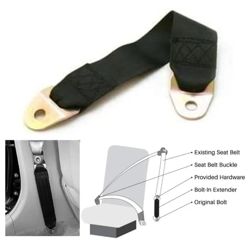 Electric door limit fixing strap with three size options for vehicle door protection