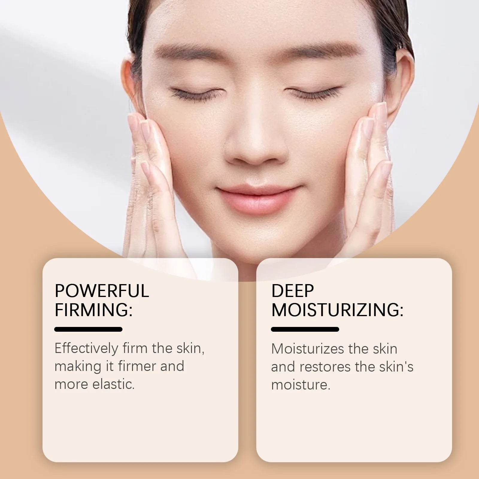 30ml bottle of anti-ageing essence liquid with hyaluronic acid and bee venom serum