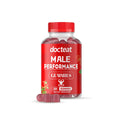 Male performance gummies with Eucommia ulmoides and ginseng extracts, 60 gummies per pack