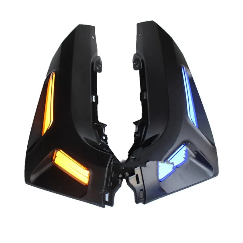 LED turn signal light for Yamaha NMAX155 scooter in blue yellow colour.