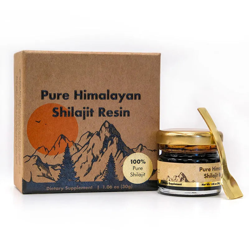 Xilaizhi Cream Shilajit Resin Natural Organic Supplement Bitter or Sweet Taste 30g 50g Jar Potent Mineral Nutrient Resin for Vitality and Energy Support
