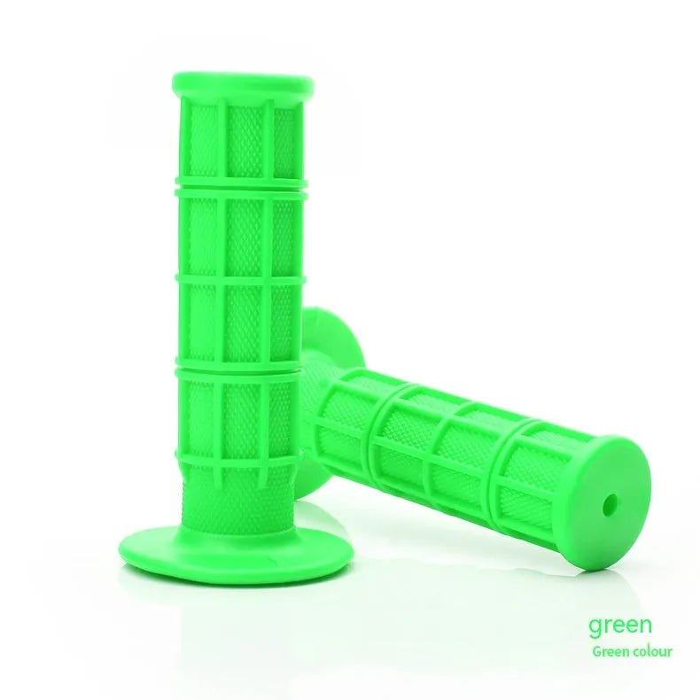 22mm motorcycle handlebar grips in black, orange, pink, red, yellow, gray, blue, and green colour options