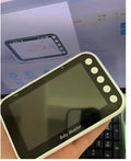 43 inch baby monitor with remote display control showing night vision image on 4.3 inch LCD screen