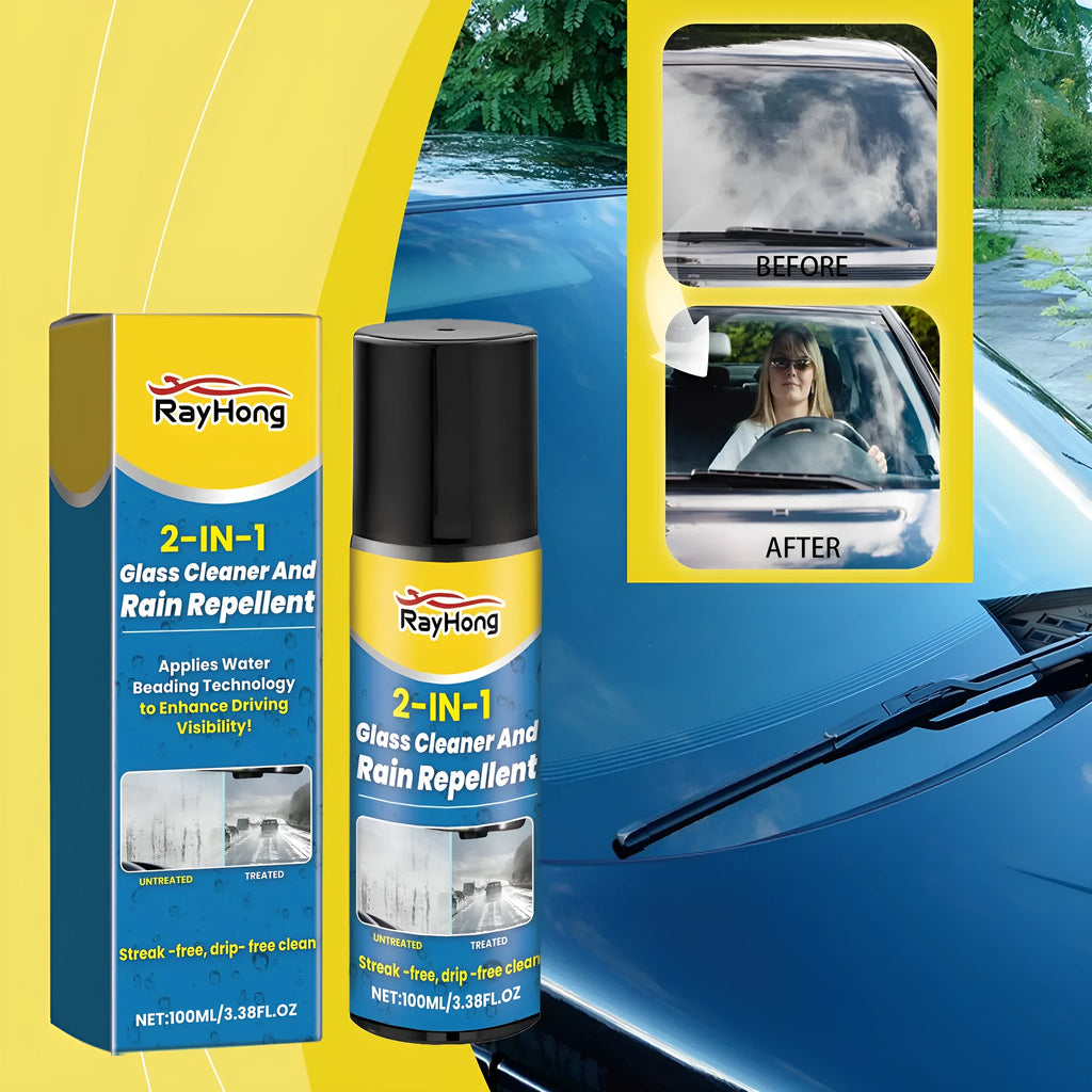 100ml Car Glass Cleaning Anti-fog Two-in-one spray bottle with trigger nozzle