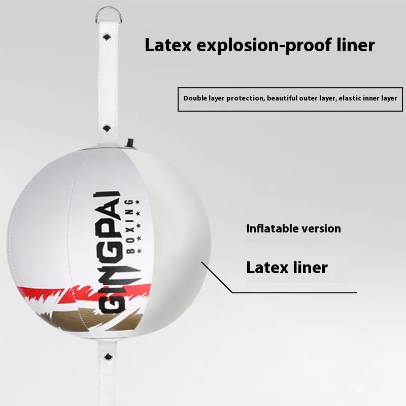 Hanging boxing speed ball training equipment for reaction and dodge practice with PU construction
