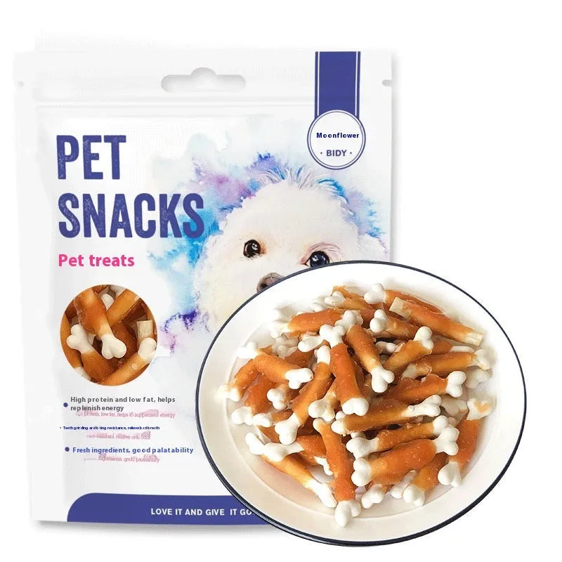 Betty chicken-wrapped calcium bone dog treats in 400g pack