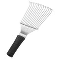 Stainless steel dematting brush rake for pet and livestock grooming