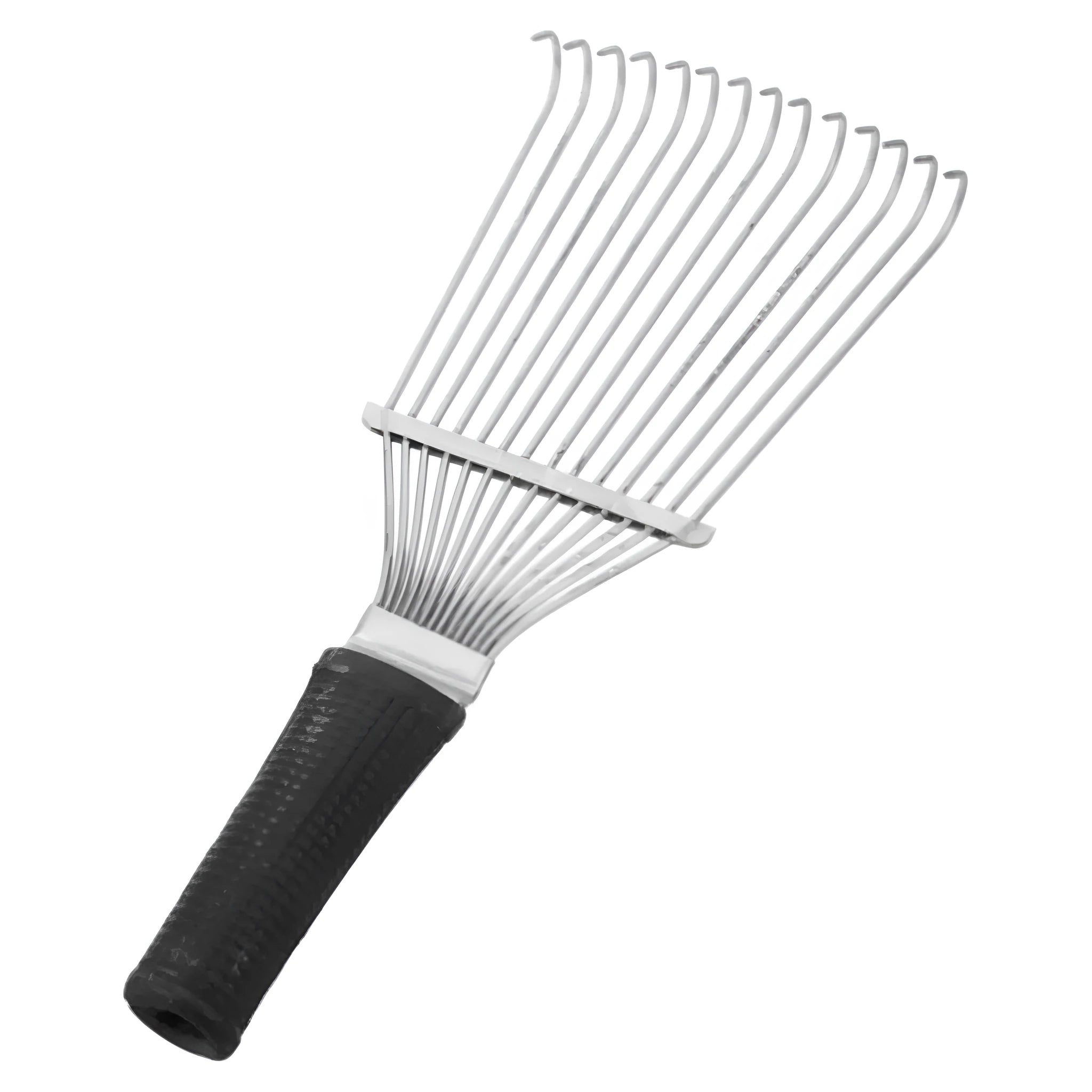 Stainless steel dematting brush rake for pet and livestock grooming