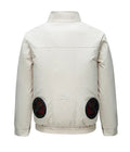 Men's smart air conditioning jacket with ventilation holes for outdoor summer work