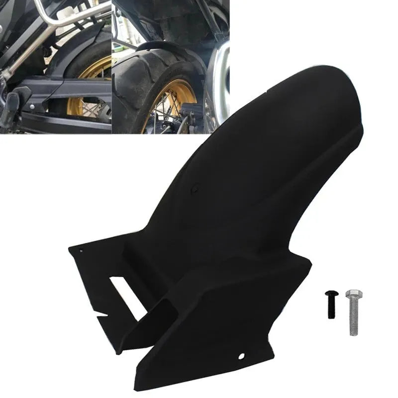 Black ABS plastic modified widening fender for Suzuki V-Strom 650 DL650 XT 2004-2020