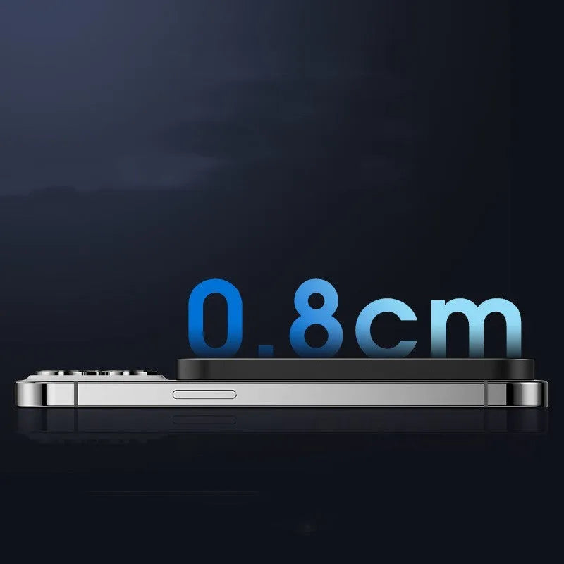 Alloy magnetic wireless power bank in titanium gold or black colour with multiple capacity options
