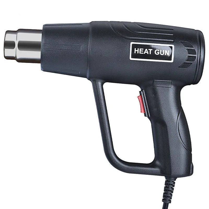 2000W industrial hot air gun with thermal insulation shell and grid air outlet.