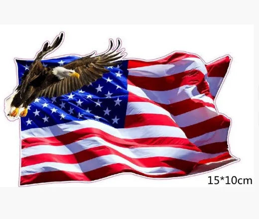 Eagle reflective car decoration decal sticker 17x12 cm Style6 bumper sticker