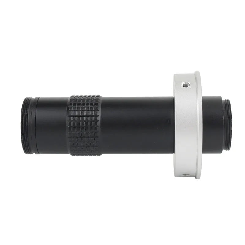 Black aluminium alloy industrial camera monocular lens for electronics repair with 130x display magnification