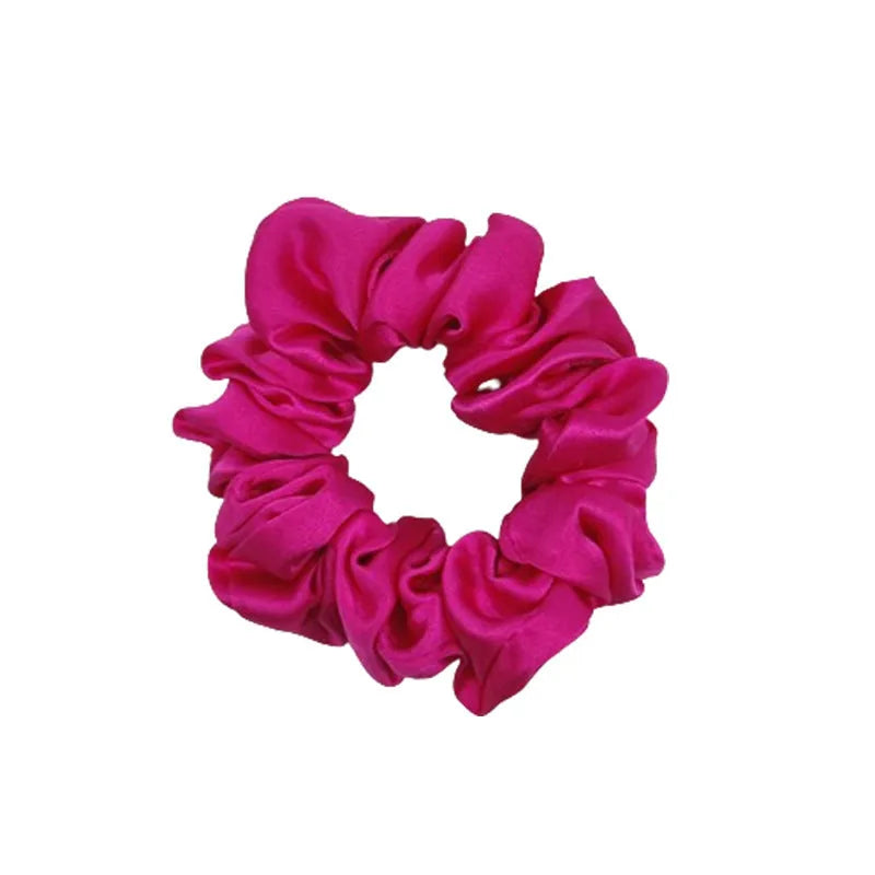 Mulberry silk women's hairband in simple style, available in 16 colours, size 7.5 x 7.5 x 6cm