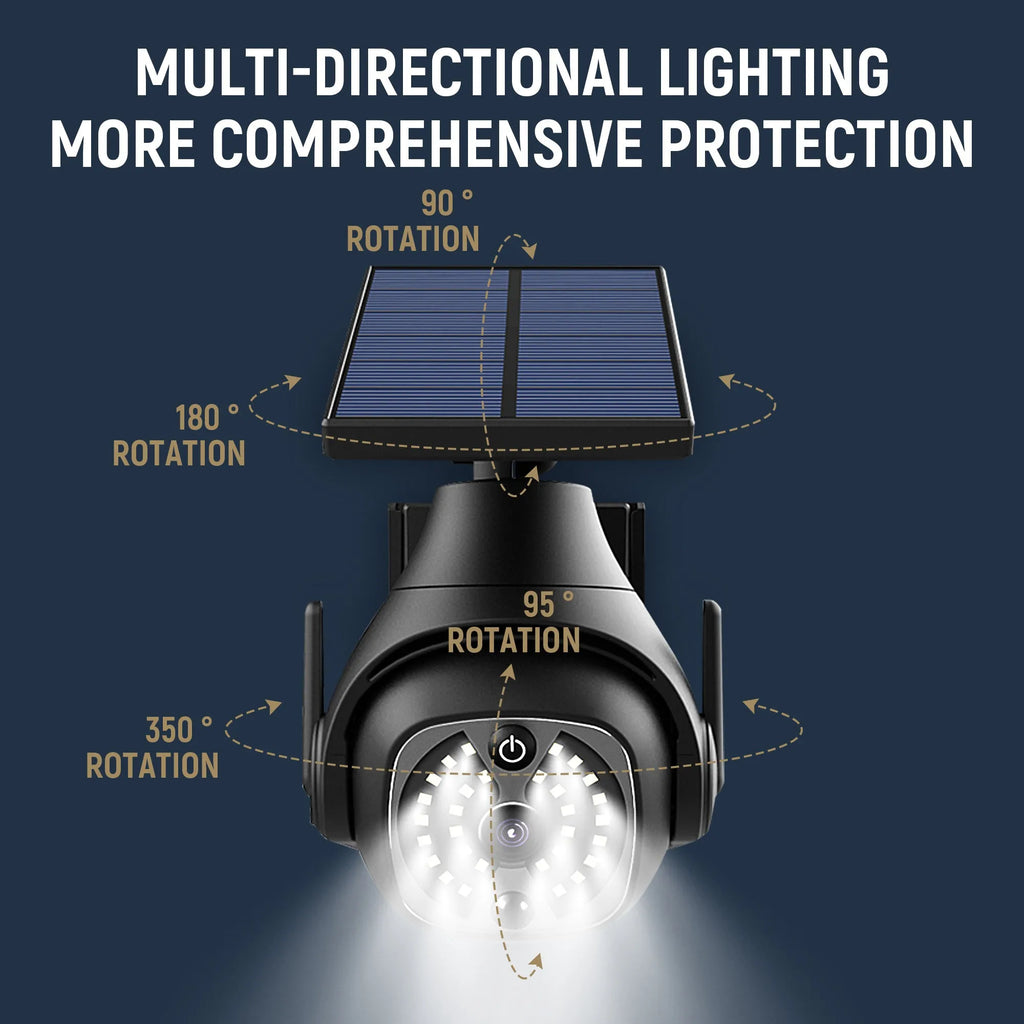 Solar powered outdoor wall light with human sensor, 1200mAh battery, ABS material, 145x120x170mm