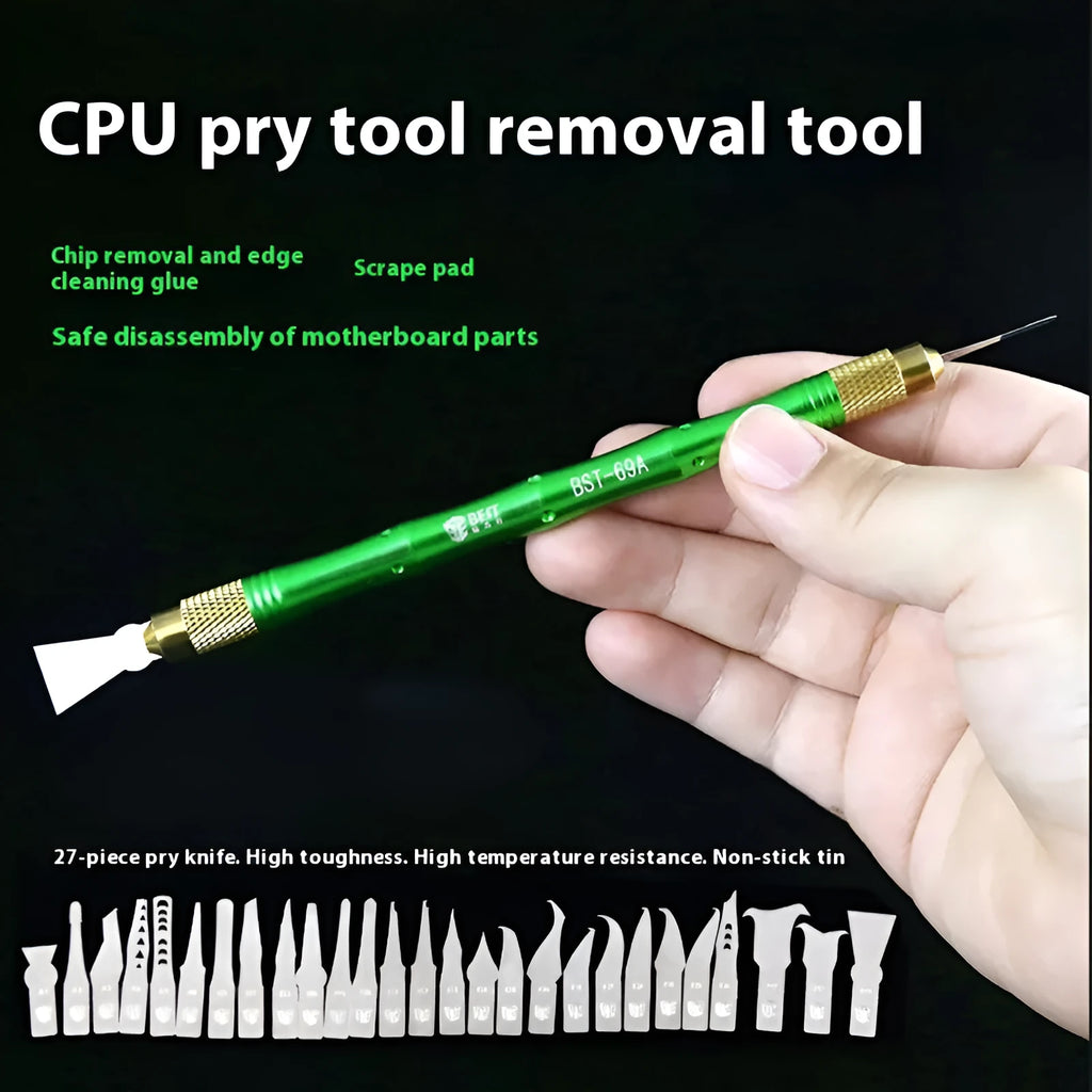 CPU pry knife set with 130mm metal blade for chip removal repair