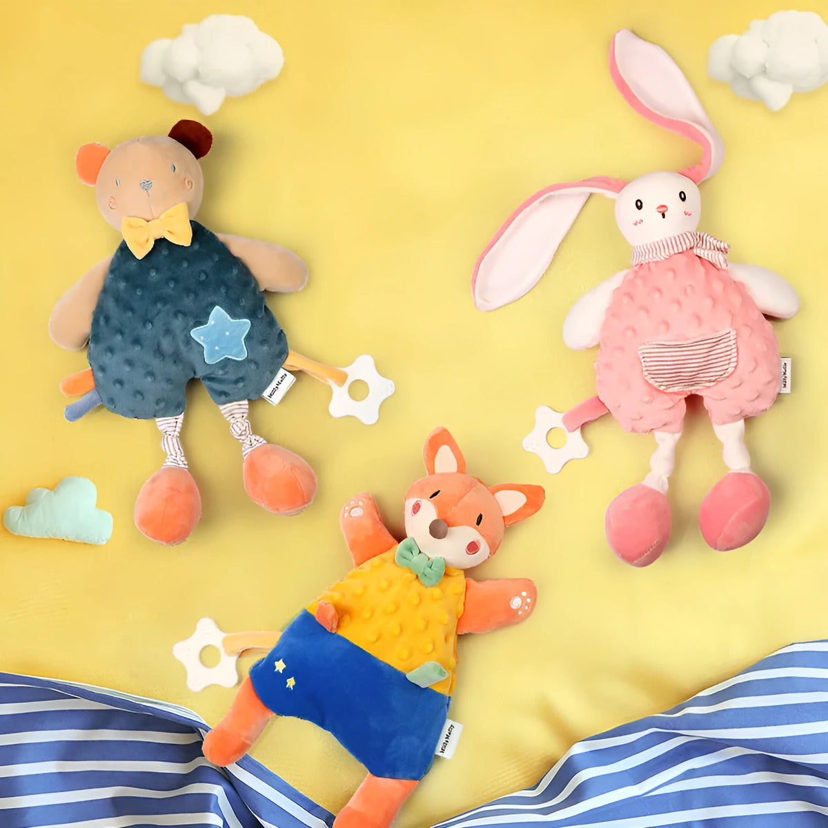 Baby soothing towel doll 30cm plush Little Bear Parker infant sleep toy soft comfort doll