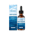 30ml glass bottle of Deep-Ocean Essential Oil with plant-based ingredient label.