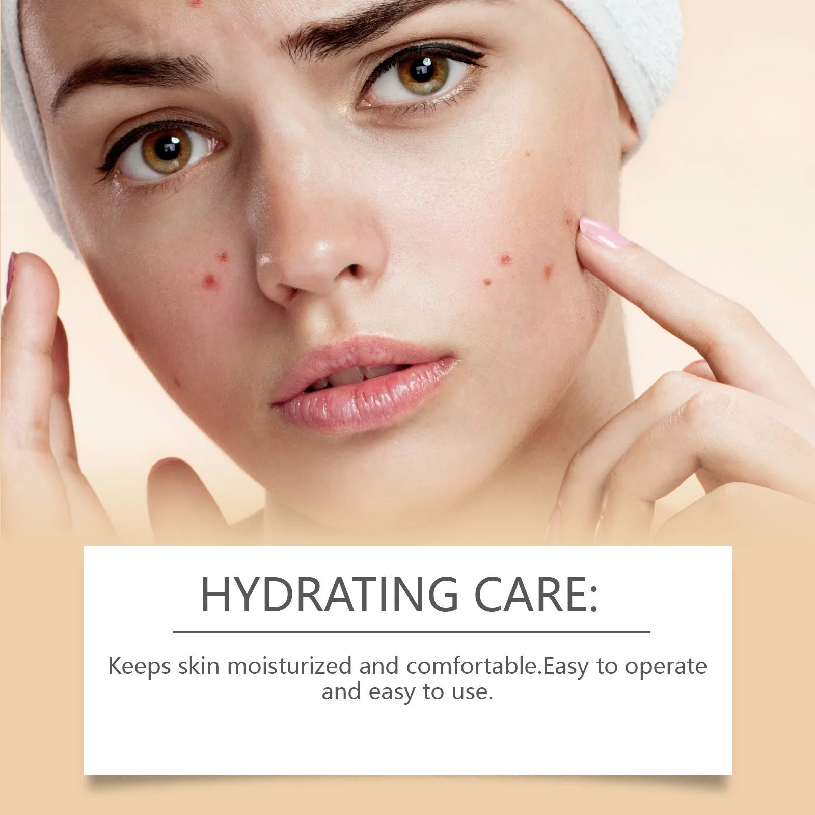 Transparent hydrocolloid acne patches with tea tree oil and centella extract in pack of 8