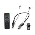 E8 wireless microphone headset sound card integrated unit in neck hanging halter style for mobile live streaming