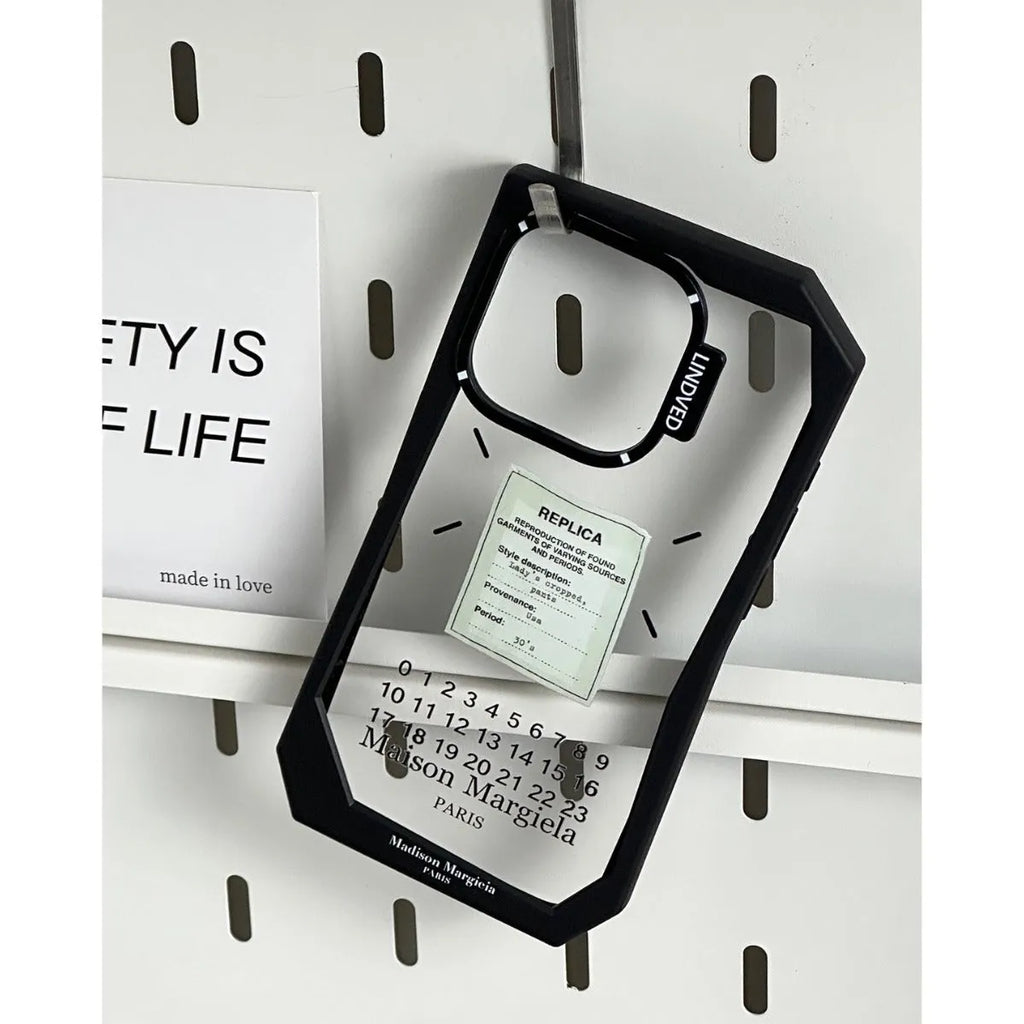 Irregular Cold Wind Digital Label TPU Phone Case for Apple iPhone Shockproof Anti-Fingerprint Protective Shell