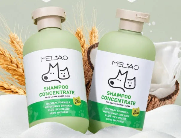 300ml bottle of Hair Care Gentle Pet Oat Bath Shampoo for dogs and cats