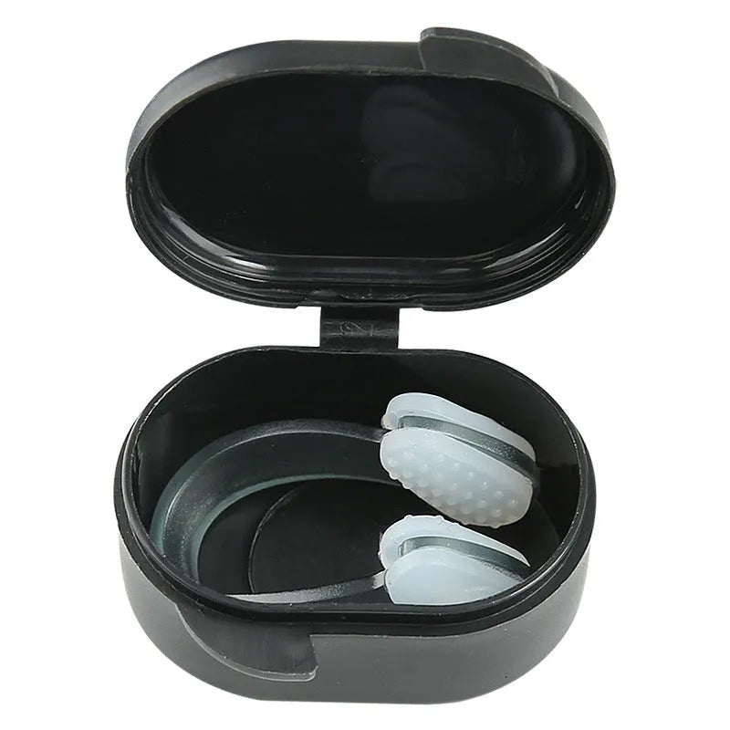 Silicone nasal splint for swimming, available in four colours, suitable for children and adults