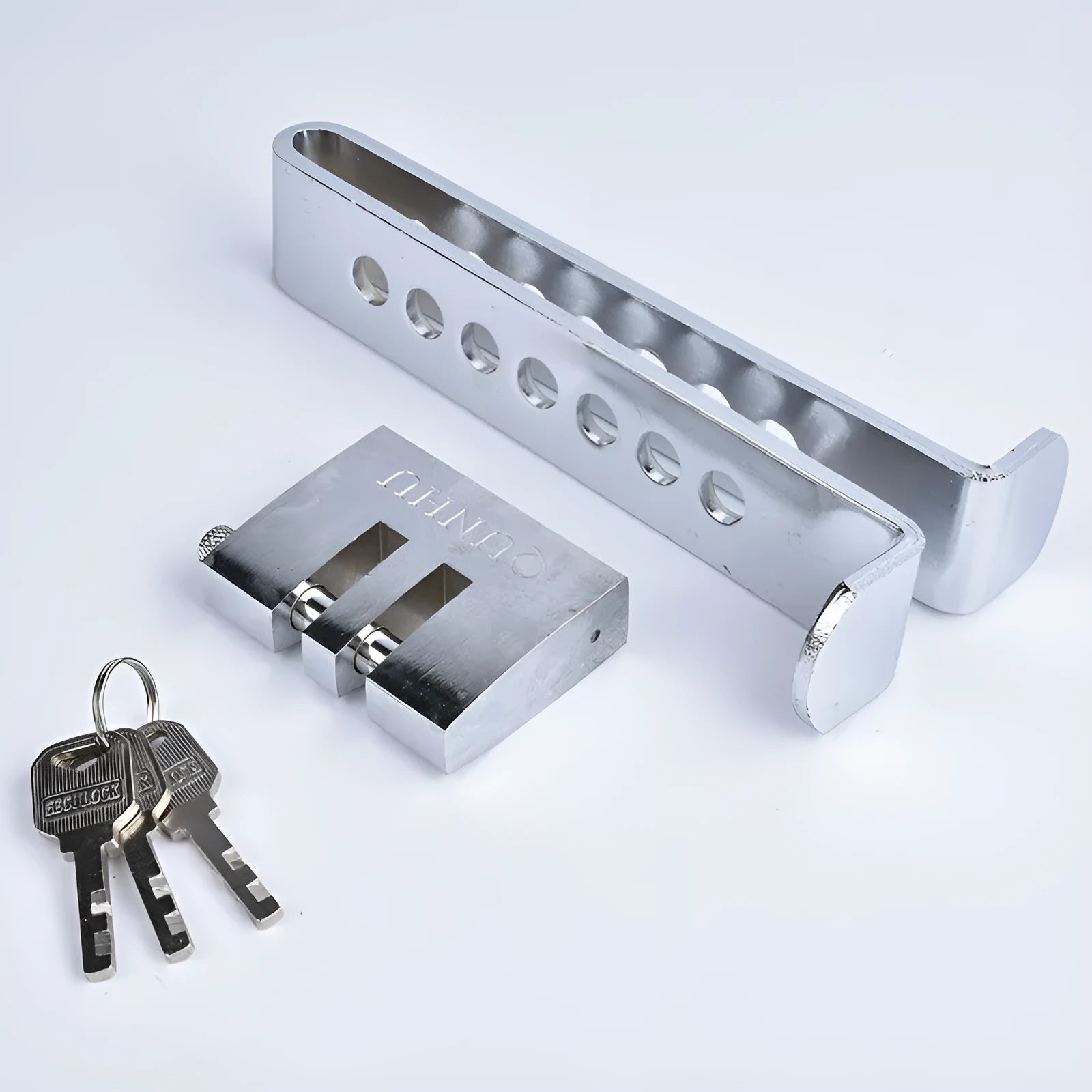 Car brake accelerator security clutch lock steel construction 8-hole 19.5cm pedal security device
