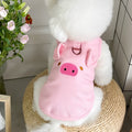 Yellow waffle-knit vest for a small dog on a mannequin, showing casual pet clothing style.