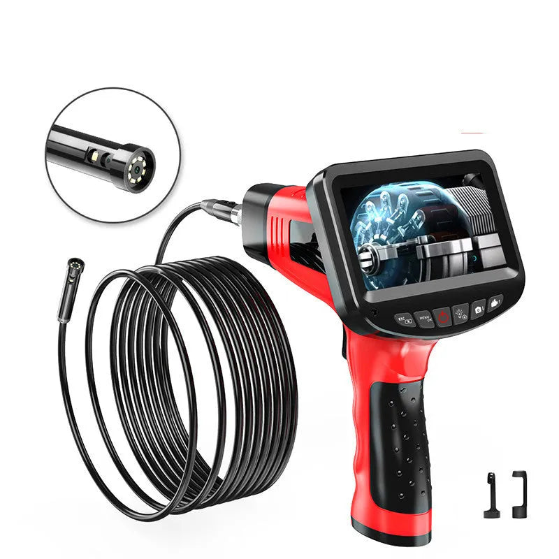 8.5mm dual-lens endoscope HD camera for inspection with memory card