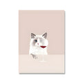 Modern simplicity style canvas decorative painting for bedroom walls measuring 40x60cm