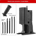 Change to handheld converter chainsaw multi-function tool with alloy drive shaft and saw blades for garden cutting