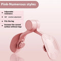 Pelvic floor muscle trainer with three resistance levels in pink colour variant