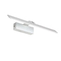 White LED mirror headlight with tri-colour dimming mounted above a bathroom mirror, 520mm length