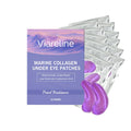 Box of 12 pairs of collagen and hyaluronic acid moisturising eye masks.