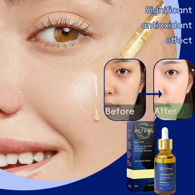 Glorious Facial Liquid moisturising serum in 10.1 cm tall bottle with 3.3 cm diameter for daily facial care