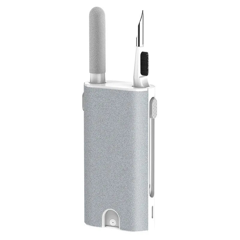 Q6 Multifunctional Cleaning Set blue with cleaning solution tools for headphone and mobile screen cleaning
