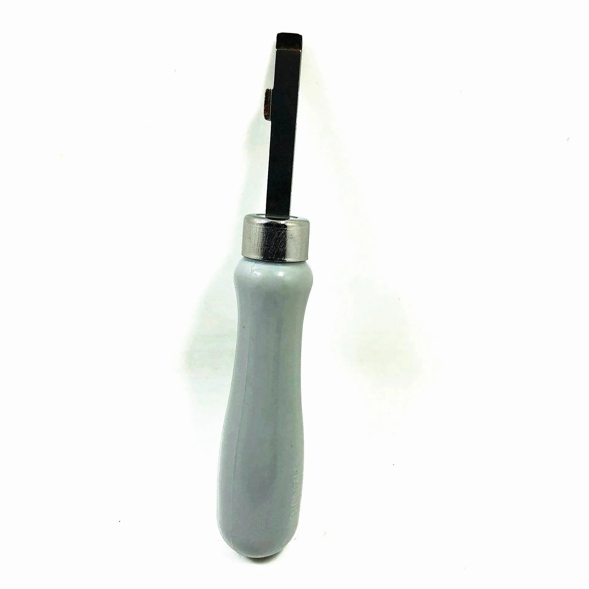 Watch back cover pry tool showing double head and elbow style options in green and grey colours