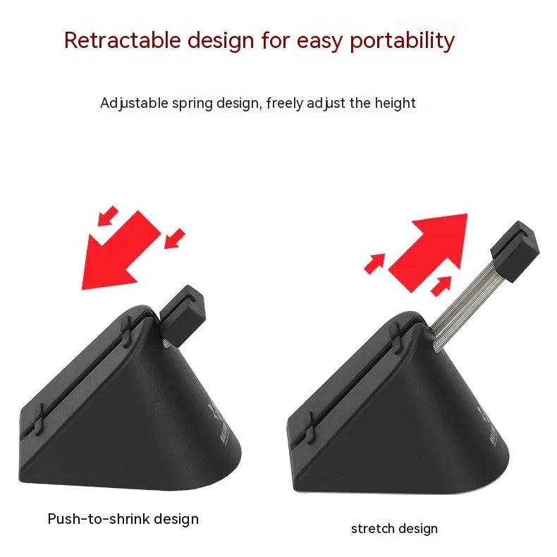 Black and white ABS plastic mouse cable holder bracket for wired gaming mice