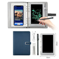 85-inch electronic writing pad with stitching appearance in black, dark blue, or sky blue with smart pen