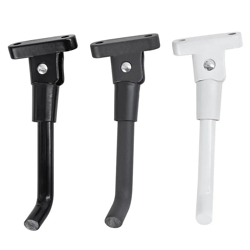 Black aluminium alloy electric scooter foot brace with screws and hex wrench