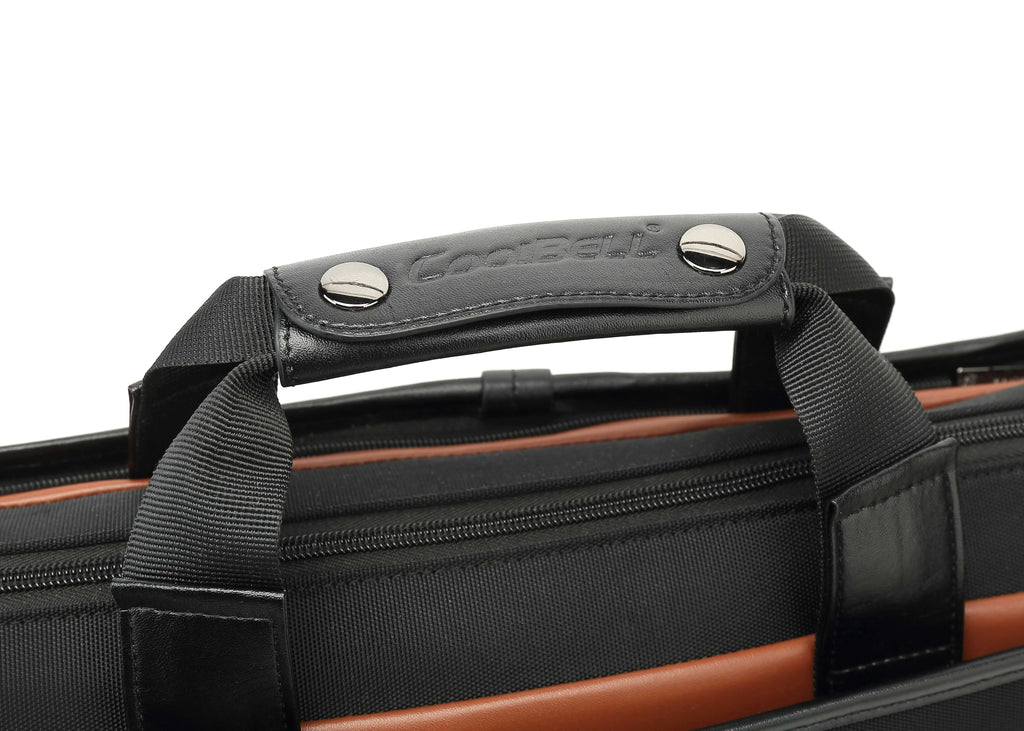 Black Oxford cloth single-shoulder laptop backpack for 15-inch devices with waterproof and anti-theft features
