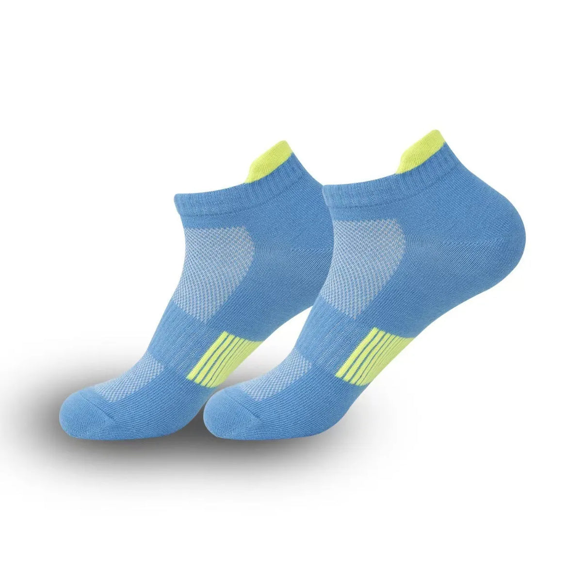 Stretch socks for outdoor fitness and running, invisible anti-friction design, one pair, six colours