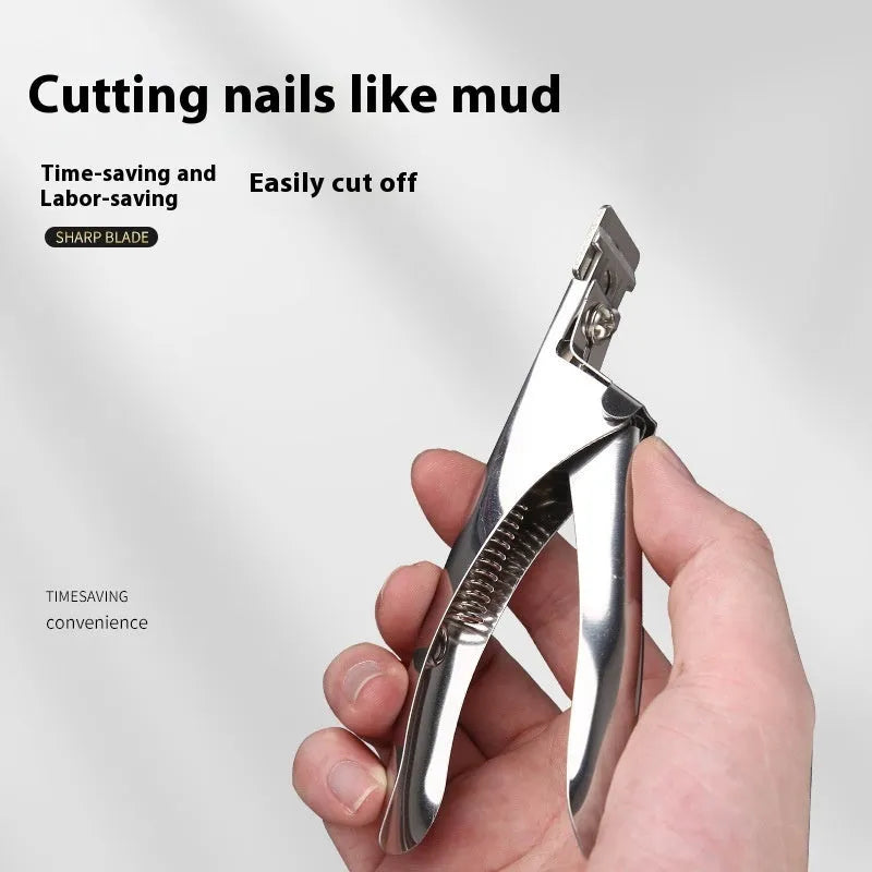 French U-shaped nail art scissors stainless steel cuticle cutters with electrophoretic finish