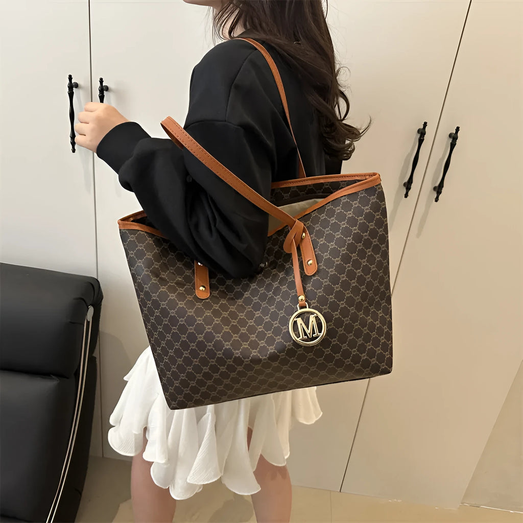 Western style textured PU shoulder bag in black, shown with contrast stitching and an adjustable strap.