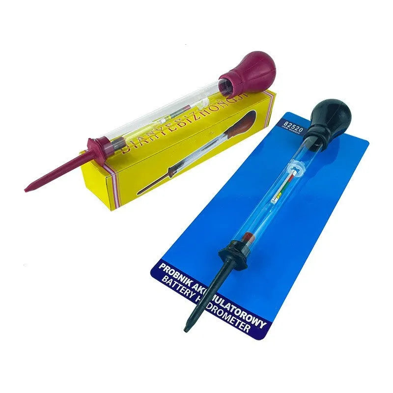 Electrohydraulic hydrometer 330mm glass battery electrolyte densitometer with red and black options