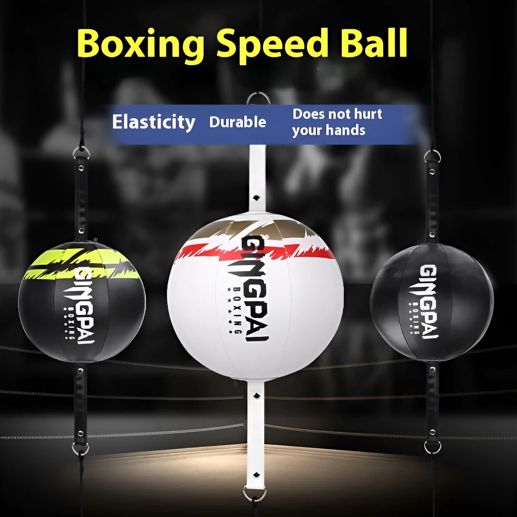 Hanging boxing speed ball training equipment for reaction and dodge practice with PU construction