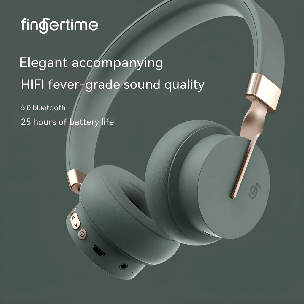 Headworn Bluetooth headset in solid colours: green, black, red, blue, or white.