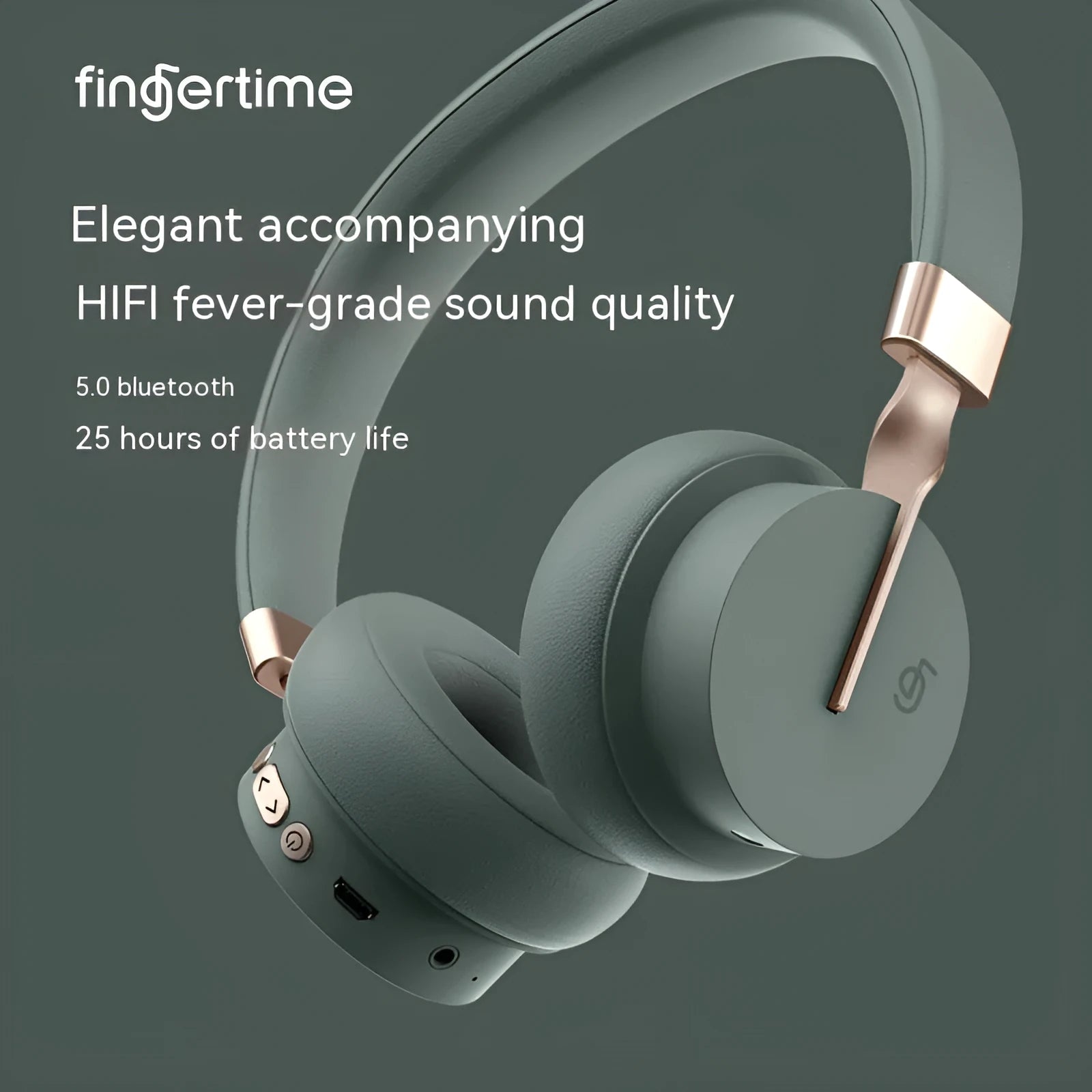 Headworn Bluetooth headset in solid colours: green, black, red, blue, or white.